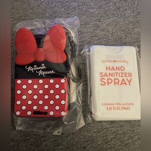 Disney Minnie Mouse Spray Hand Sanitizer Set NEW